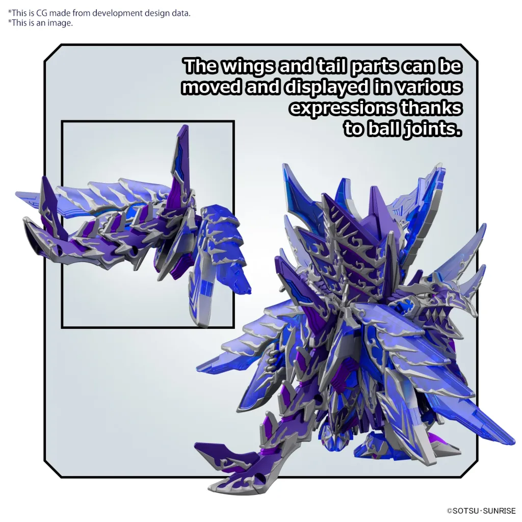 GUNDAM - SDW Heroes Alternative Justice Dragon - Model Kit